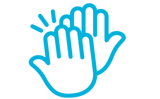 Engagement_Icon.png High five icon