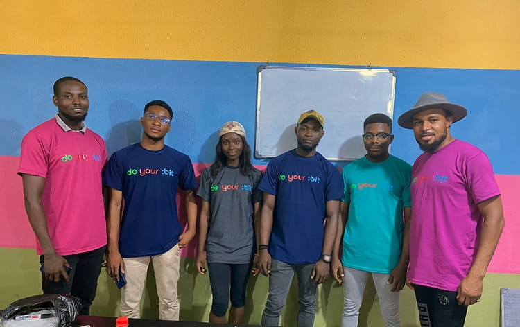 MICROBIT_TCC-2.jpg D'Blessing Agapekind et al. posing for a photo