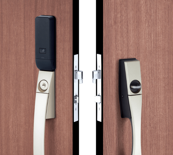 indoor table wooden sitting cellphone different box row old phone laying group