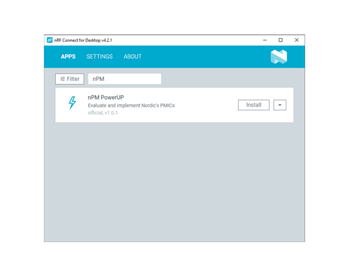 getting started nPM1300_6.png graphical user interface, application