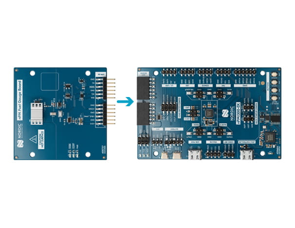getting started npm1300+fuel_guage_board.jpg a circuit board