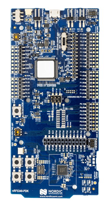 nRF5340-PDK-top - web.png nRF5340 Preview Development Kit - top view