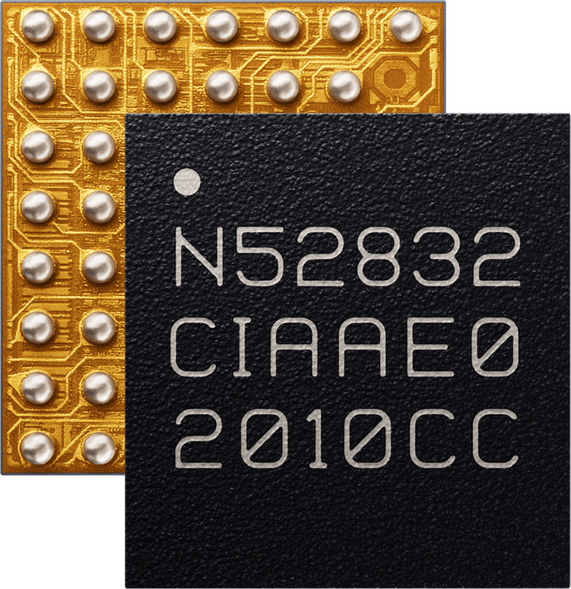 nRF52832 WLCSP 3.0 × 3.2 stacked_web.png nRF52832 SoC bluetooth le/bluetooth low energy bt module