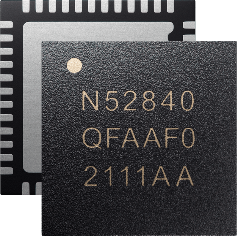 nRF52840 QFN48 6x6 stacked